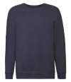 SSE9B 620310 Fruit of the Loom Kids Premium Drop Shoulder Sweatshirt Deep Navy colour image
